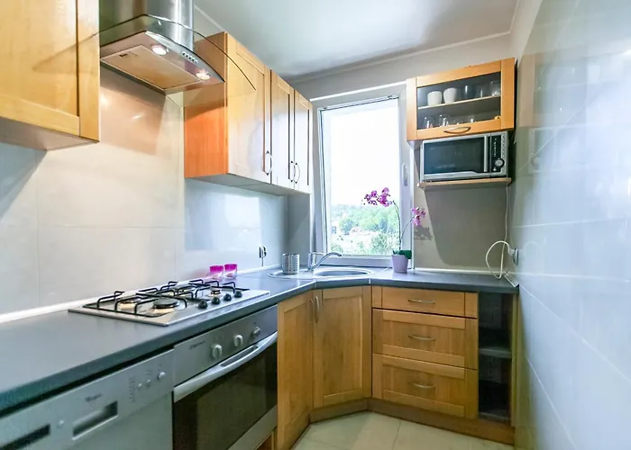 Mieszkanie 865 Z Balkonem & Parking